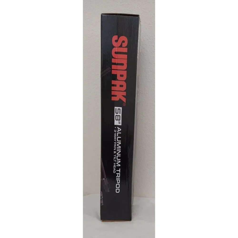 Sunpak 5858DLX Medium Duty Video Tripod Camera Video Production Stand 58